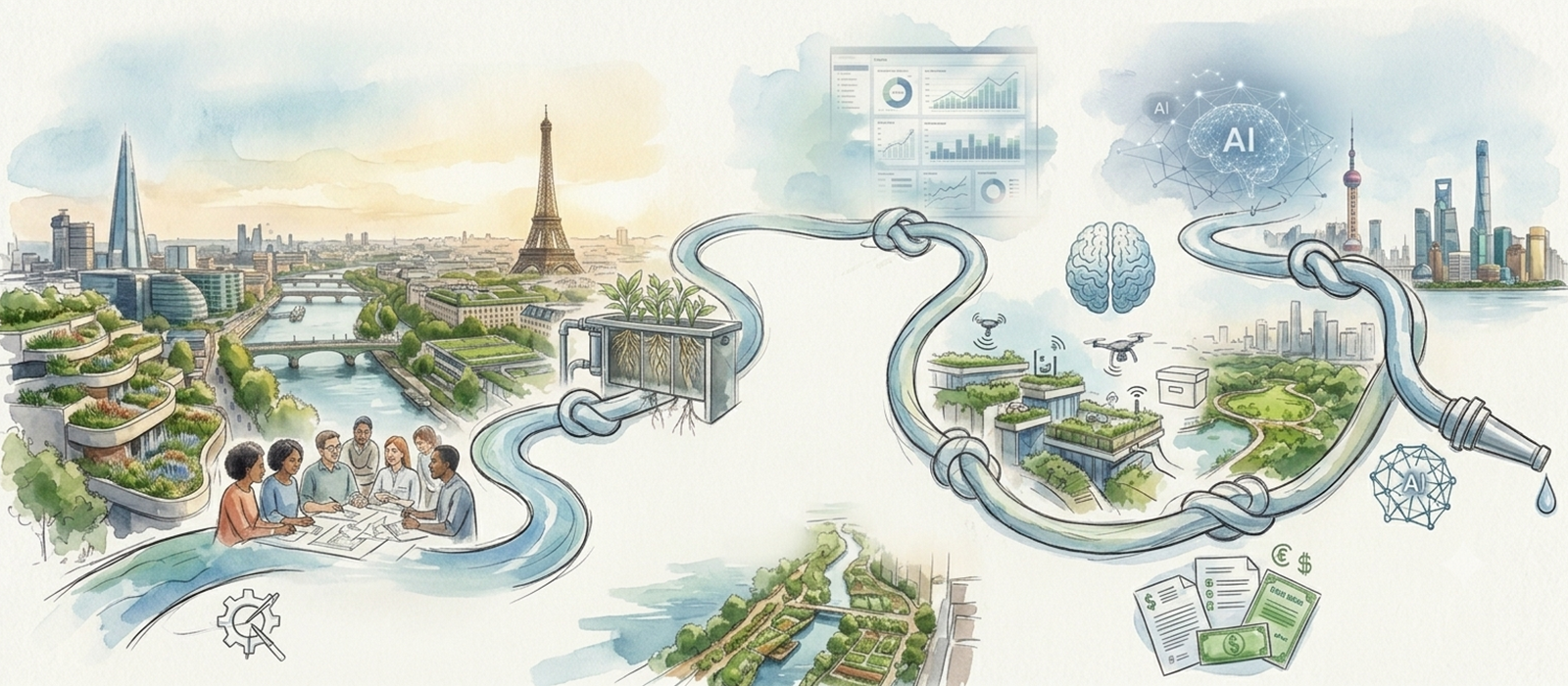 Urban nature at scale: six trends reshaping how cities manage water